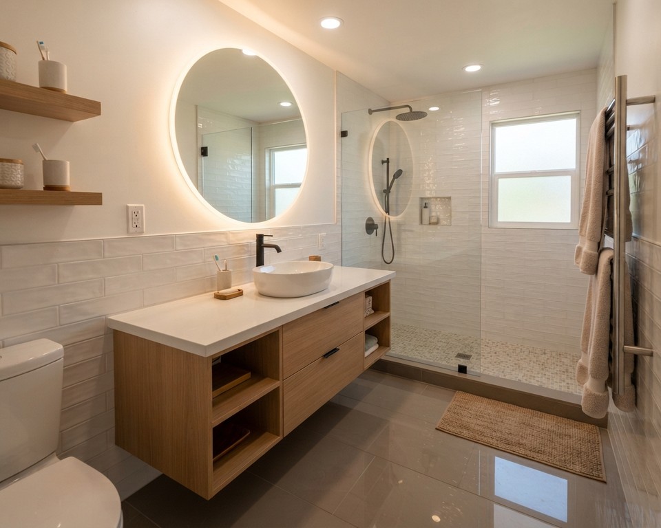 HOW TO DESIGN AN EASY-TO-CLEAN BATHROOM IN BAINBRIDGE ISLAND